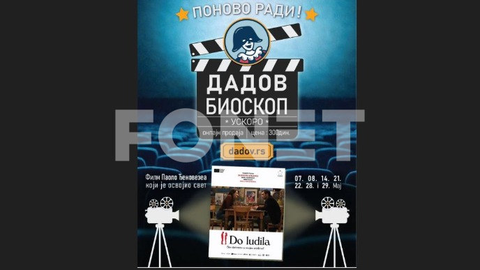 Filmski program u "Dadovu"